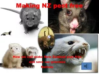 Making NZ pest free