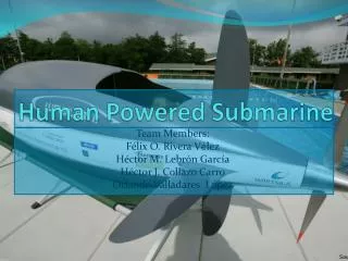 Human Powered Submarine