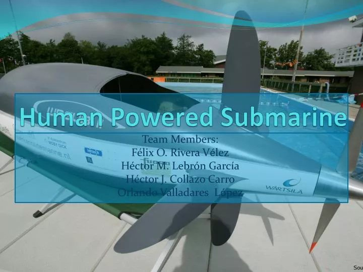 human powered submarine
