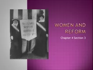 Women and Reform