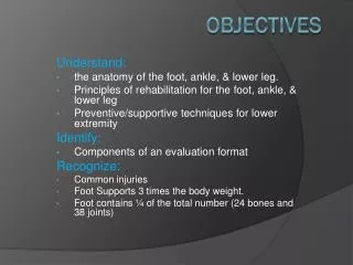 Objectives