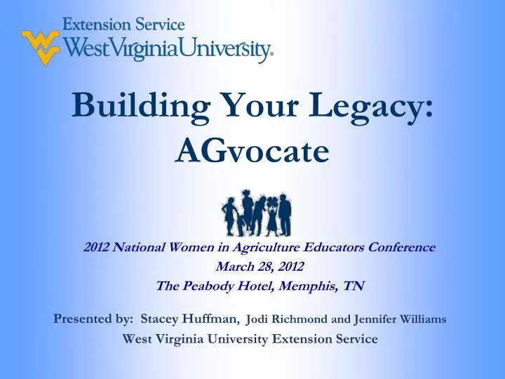 building your legacy agvocate