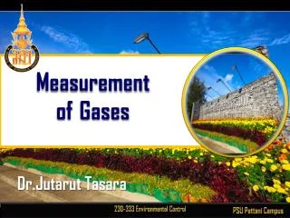 measurement of gases