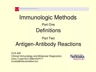 Immunologic Methods