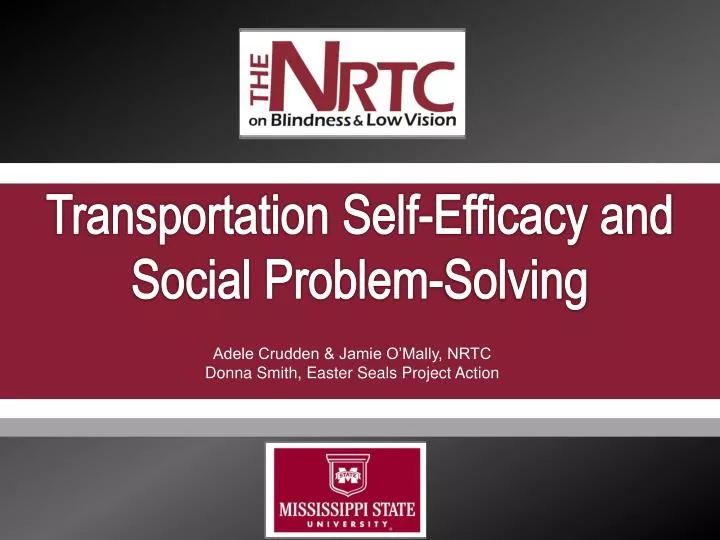 transportation self efficacy and social problem solving
