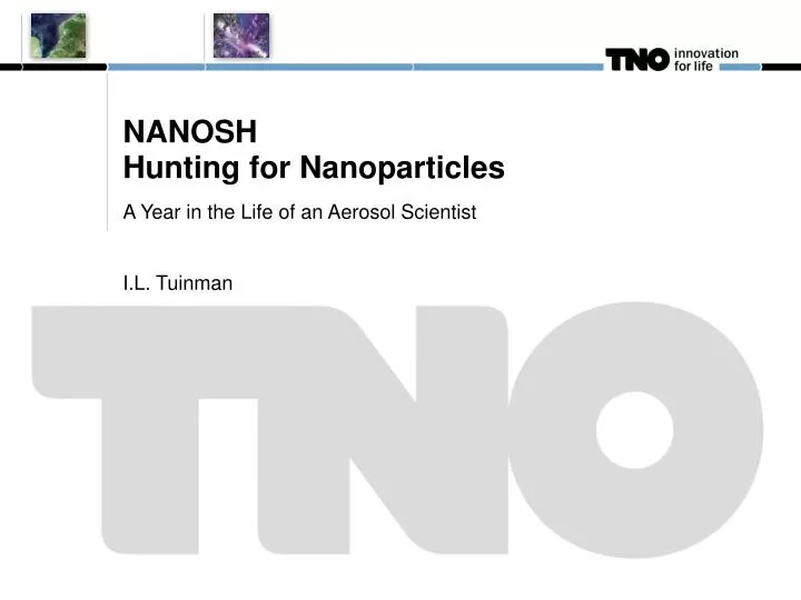 nanosh hunting for nanoparticles
