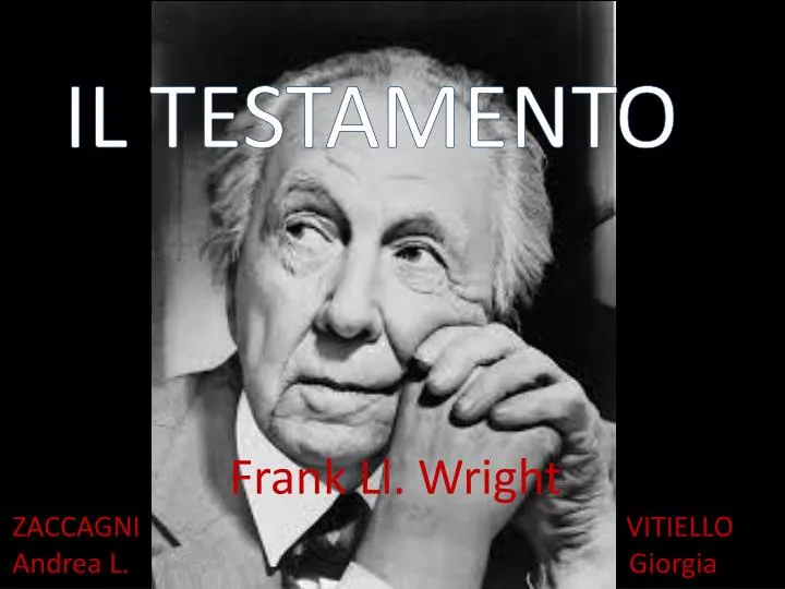 il testamento