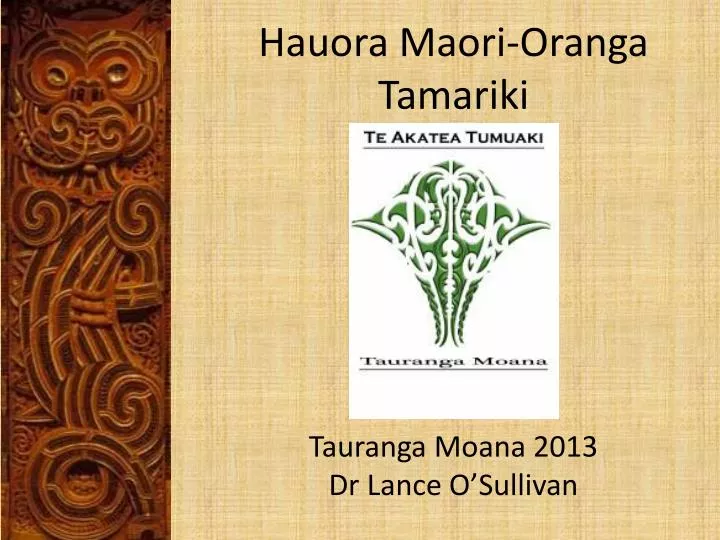 hauora maori oranga t amariki