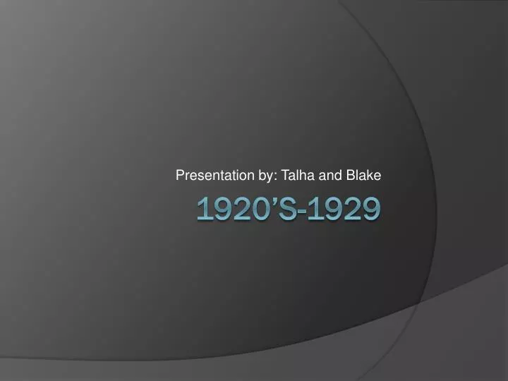presentation by talha and blake