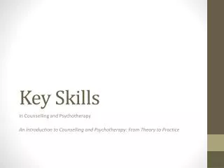 key skills