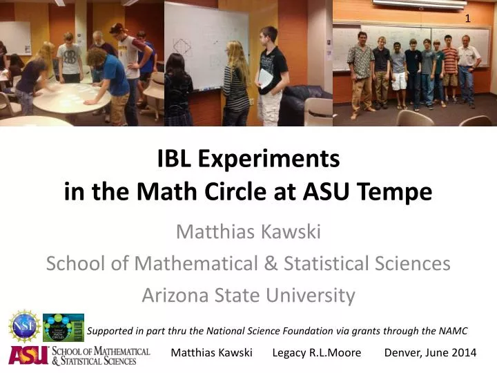 ibl experiments in the math circle at asu tempe