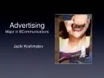 Advertising Major in BCommunications - slide 1
