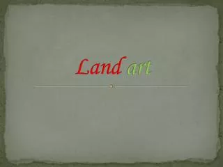 land art
