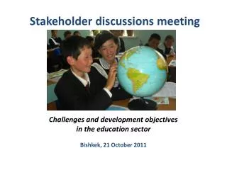 Stakeholder discussions meeting