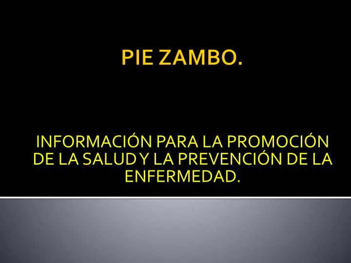 informaci n para la promoci n de la salud y la prevenci n de la enfermedad