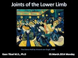 Joints of the Lower Limb