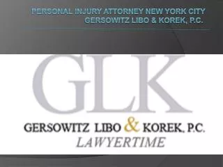 Personal Injury Lawyer New York