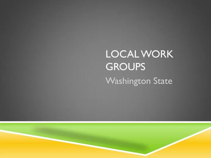 local work groups