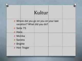 Kultur