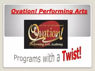 Ovation! Performing Arts