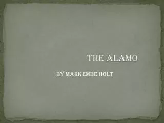 The alamo