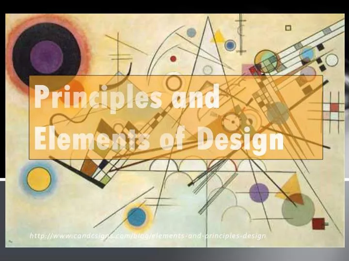 principles and elements of design