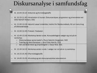 d iskursanalyse i samfundsfag