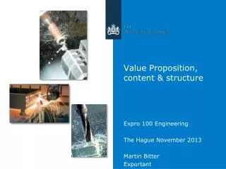 Value Proposition , content &amp; structure