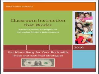 Nine Instructional Strategies