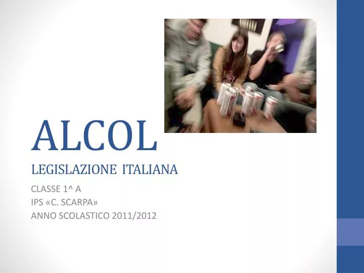 alcol legislazione italiana