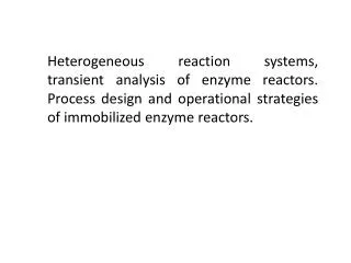 1. Heterogenization of the soluble enzyme by coupling