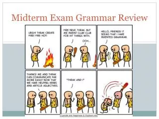 Midterm Exam Grammar Review