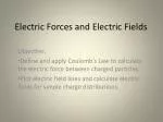 Electric Forces and Electric Fields - slide 1