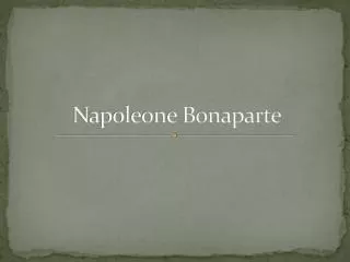 napoleone bonaparte