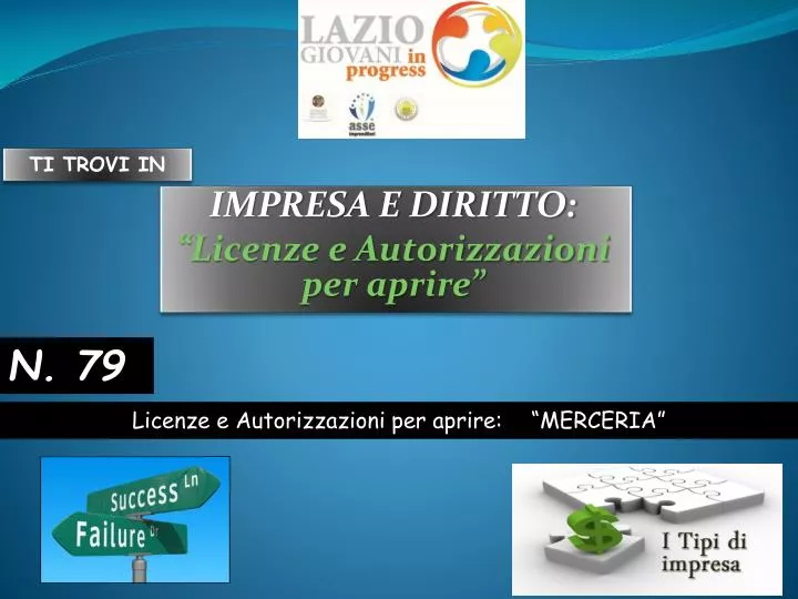 impresa e diritto licenze e autorizzazioni per aprire