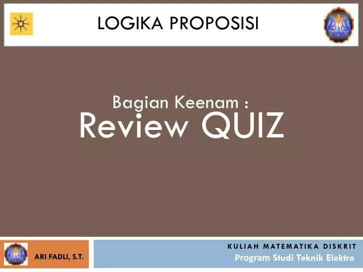 logika proposisi