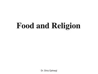 Food and Religion