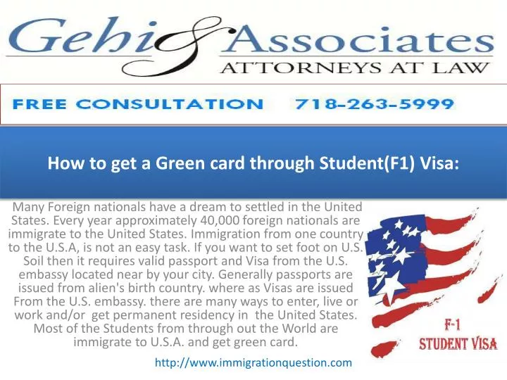 how to get a green card through student f1 visa