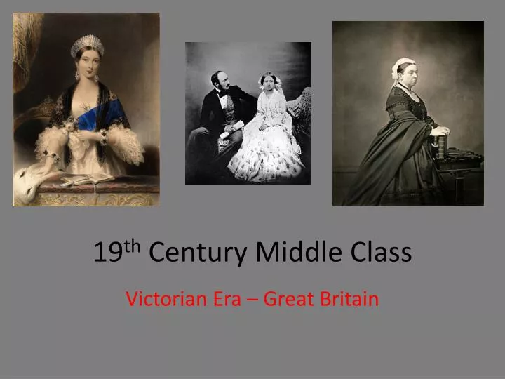 19 th century middle class