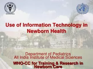 Use of Information Technology in Newborn Health