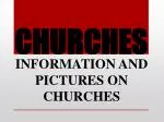 Exploring Churches: Ceremonies, Baptism, and the Importance of the Bible - slide 1