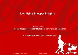 Identifying Shopper Insights