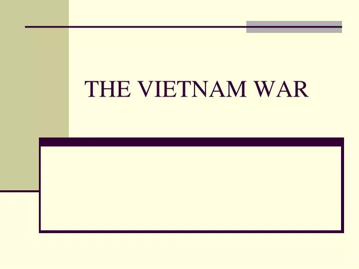 the vietnam war