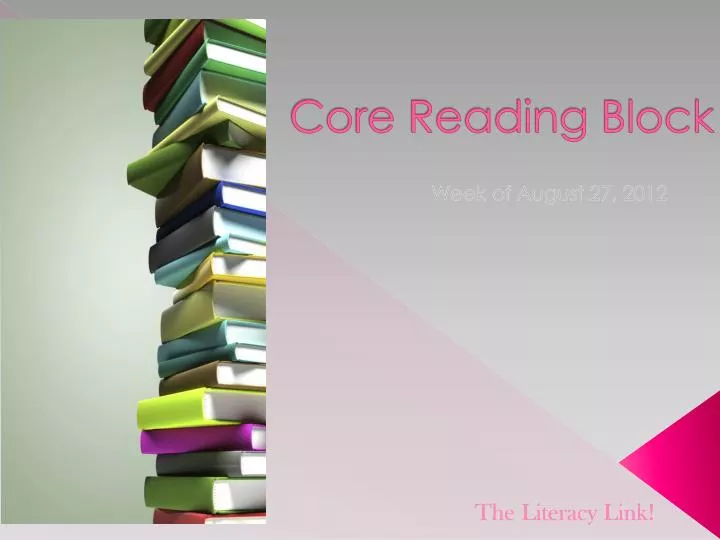 core reading block