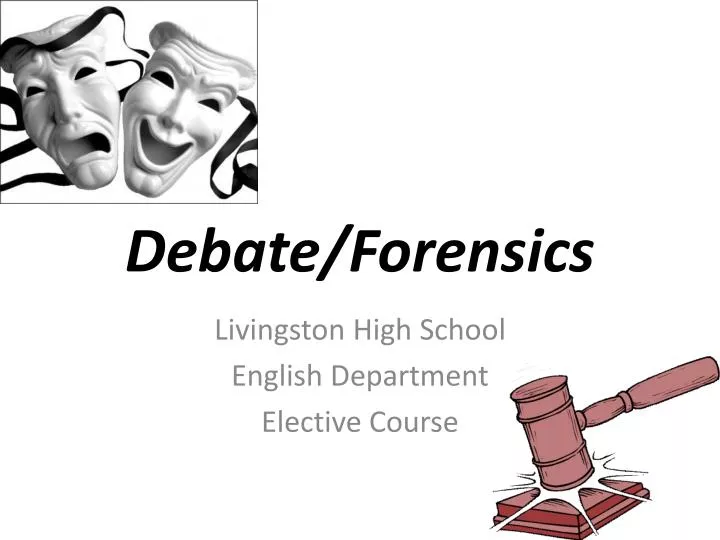 debate forensics