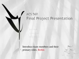 ACS 560 Final Project Presentation