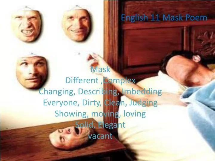 english 11 mask poem