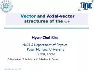 Vector and Axial-vector structures of the Q+