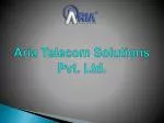 Flexible Contact Center Solutions by Aria Telecom - slide 1