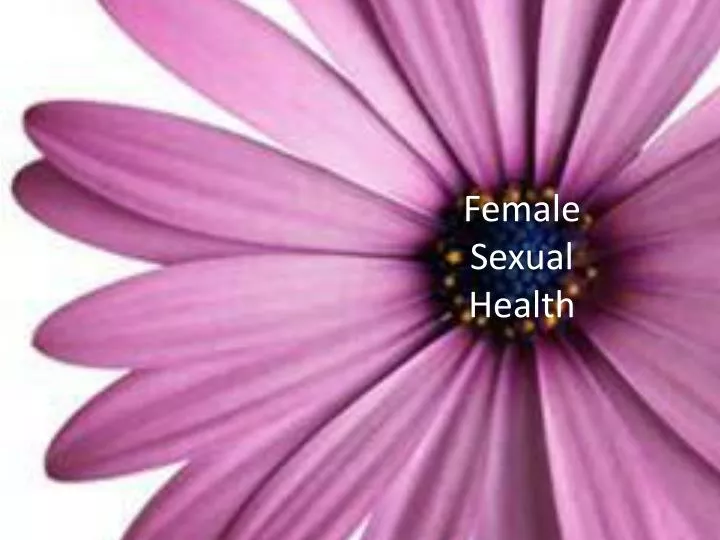 female sexual health